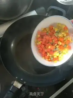 Make Haffle rice chicken step 9