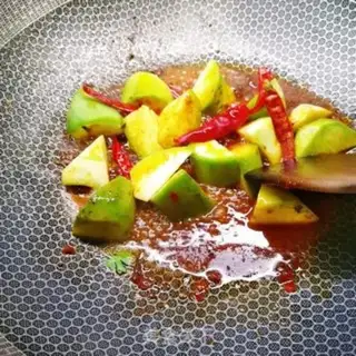 Make Burning lamb radish step 7