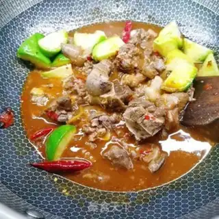 Make Burning lamb radish step 10