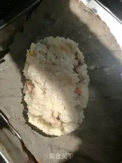 Make Haffle rice chicken step 16