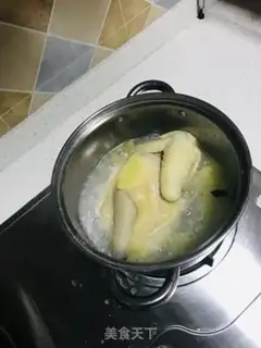 Make White pheasant step 2