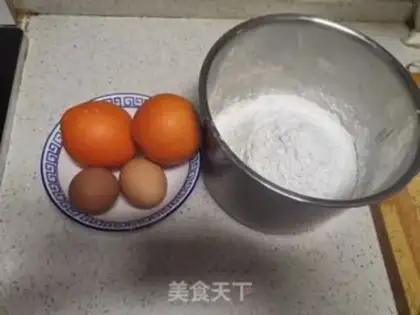 Make Orange cookies step 0