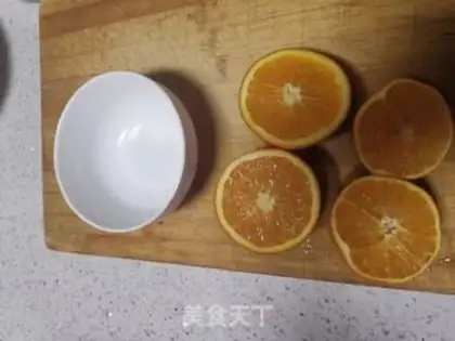 Make Orange cookies step 1