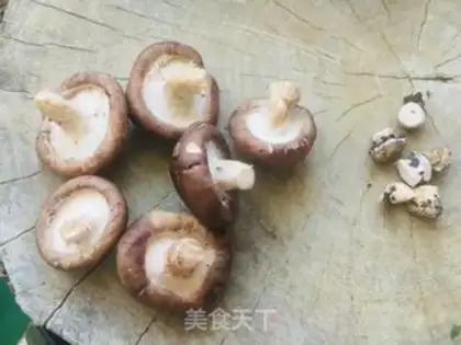 Make Flaming mushrooms step 1