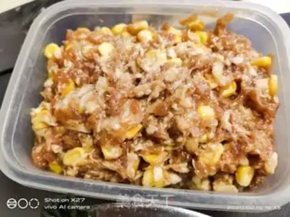 Make Scrambled corn step 1