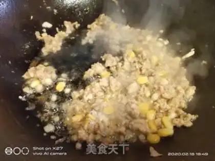 Make Scrambled corn step 2