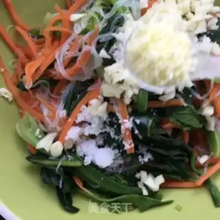 Make A spinach mix fan step 14