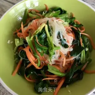 Make A spinach mix fan step 18
