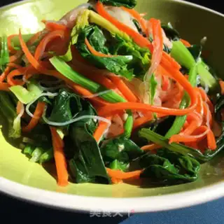 Make A spinach mix fan step 19