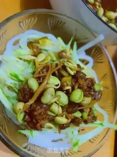 Make The green bean sprouts of meat step 2