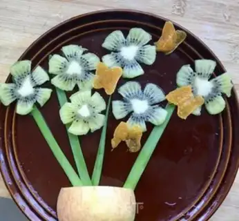 Make Flowers and butterflies step 4
