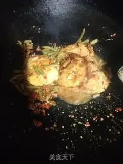 Make Soybeans fried eggs step 2