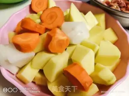Make Potato stew step 1