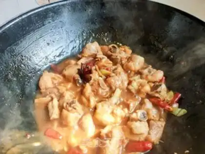 Make Spicy chicken step 13