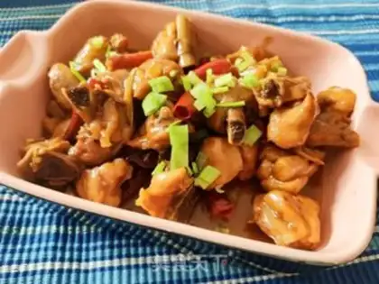 Make Spicy chicken step 16
