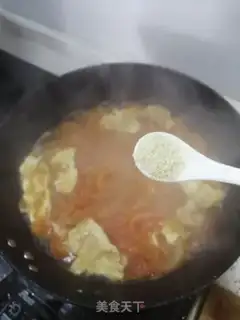 Make Tomato egg soup step 7