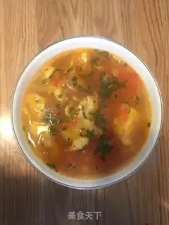 Make Tomato egg soup step 8