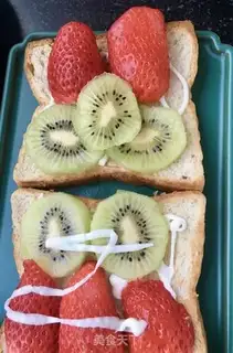 Make Fruit open sandwich step 9