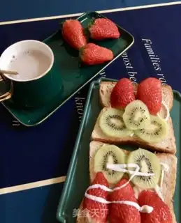 Make Fruit open sandwich step 11