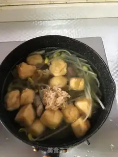 Make Shrimp-shrimp-skin-sprung bean sprouts soup step 3
