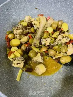 Make Potato pepper chicken step 5