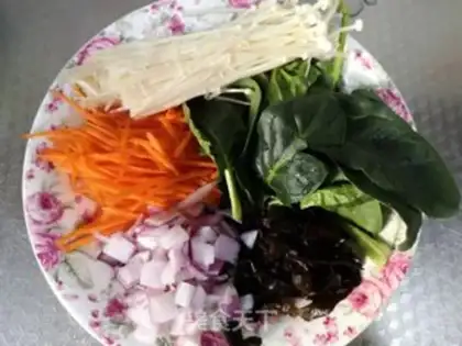 Make Oily noodles step 3