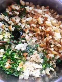 Make Cream oil and dumplings step 4