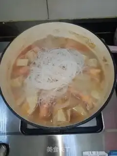 Make Shrimp soup, tofu step 4