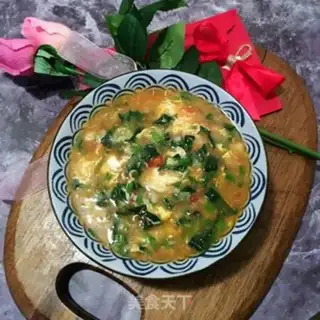 Make Spinach eggnog soup step 10