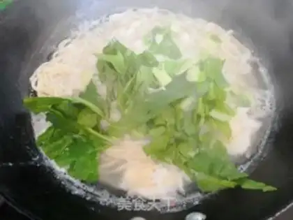 Make A green egg noodles step 3