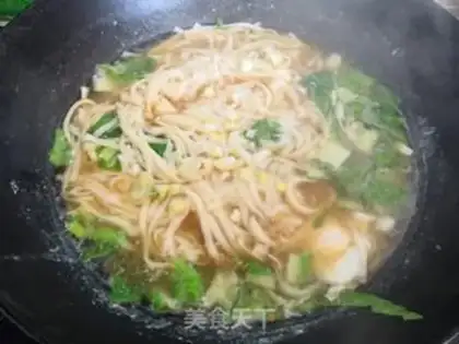 Make A green egg noodles step 5