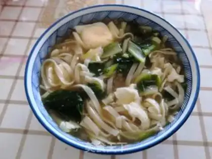 Make A green egg noodles step 6