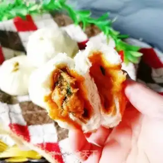 Make Meat buns step 17