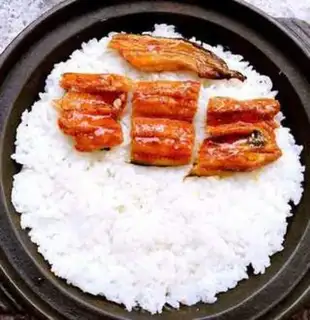 Make Puffed eel rice step 3