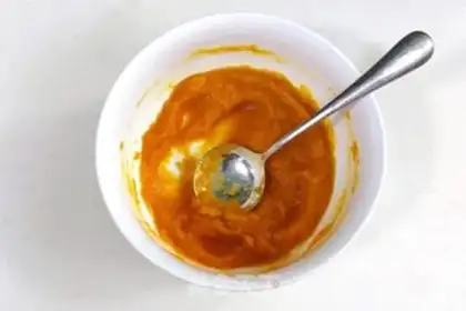 Make Ginger roses, pumpkin round step 2