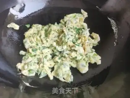 Make Celery leaves and fried eggs step 6
