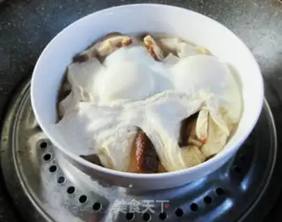 Make Egg mushrooms evaporate tofu step 10