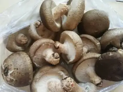 Make Cream mushroom egg dumplings step 1