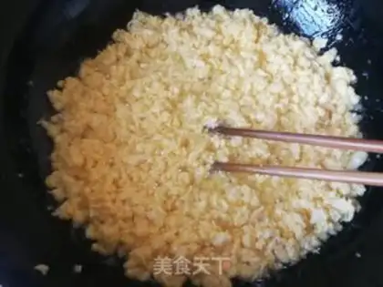 Make Cream mushroom egg dumplings step 9