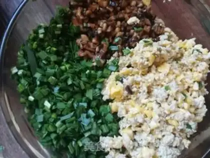 Make Cream mushroom egg dumplings step 11