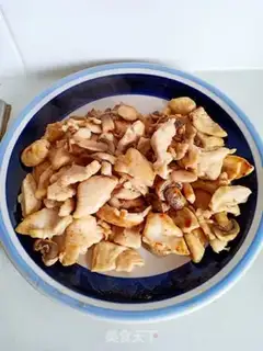 Make Chicken, white mushroom cheese step 5