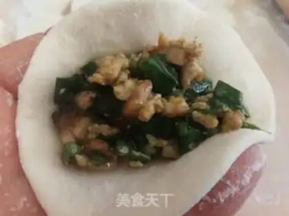 Make Cream mushroom egg dumplings step 20