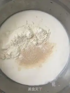 Make Milky rice with hair step 4