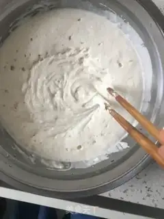 Make Milky rice with hair step 7