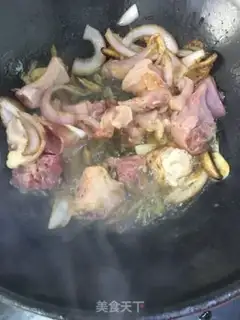 Make Onion fried chicken step 5
