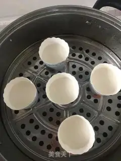 Make Milky rice with hair step 8