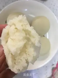 Make Milky rice with hair step 10
