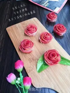 Make Apple roses step 14