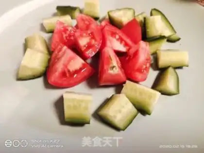 Make Fruit cucumber salad step 1