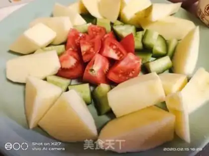 Make Fruit cucumber salad step 4